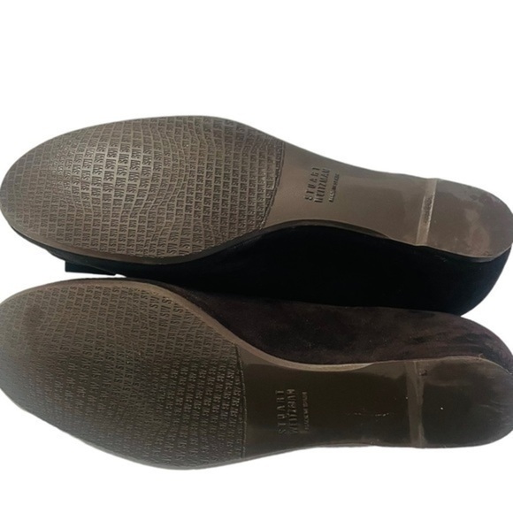 STUART WEITZMAN Beaudelair Brown Suede Wedge Shoes Size 7.5 - Picture 11 of 12